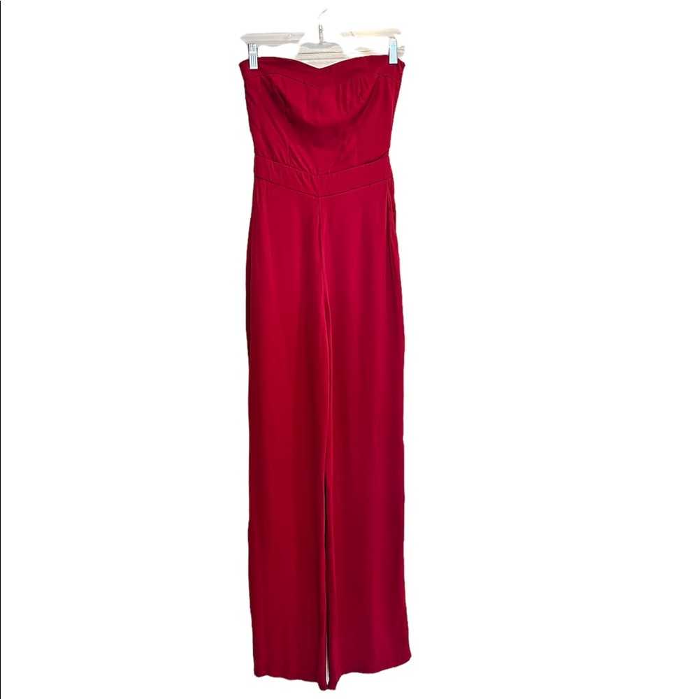 KARINA GRIMALDI raspberry evening jumpsuit